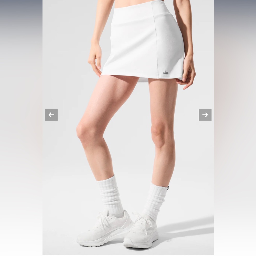 Brand New Airbrush High-Waist Good Form Tennis Skirt